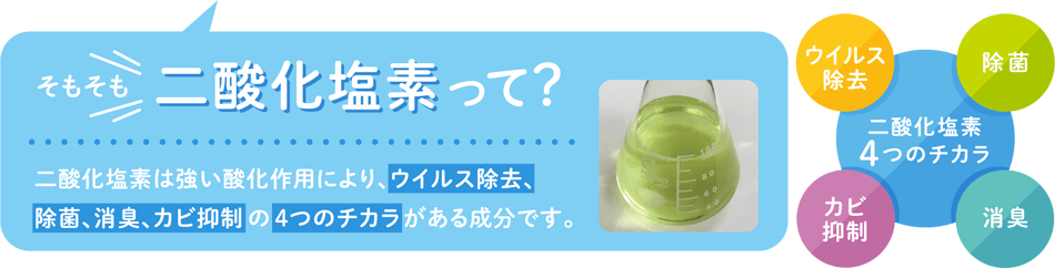 そもそも二酸化塩素って？